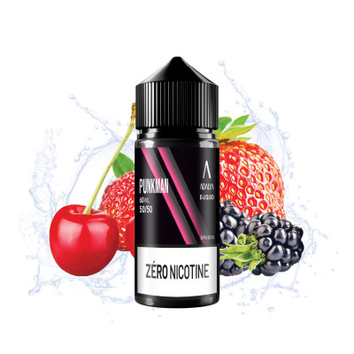 E-Liquide Adalya 60ml - Punk Man (Cerise - Fraise - Mûres sauvages)