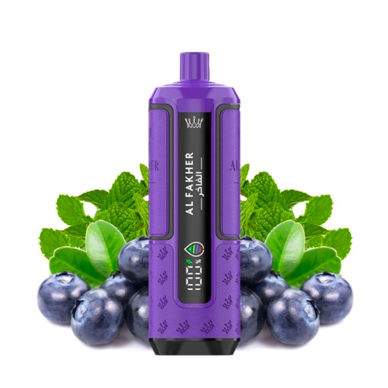 Puff Al Fakher Hyper Max 30K - Blueberry Mint