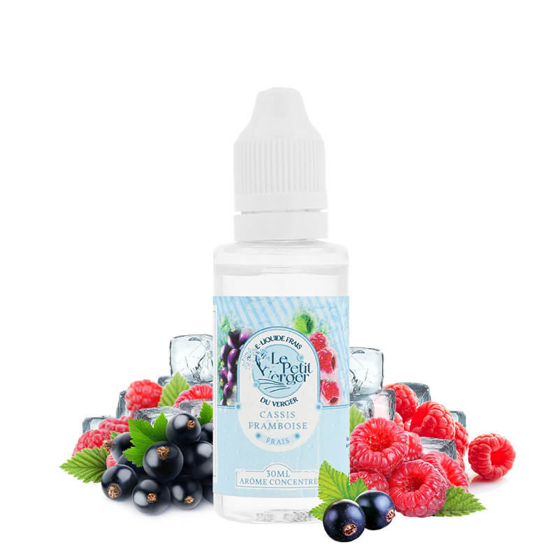 Concentré Cassis Framboise Frais 30 ml Le Petit Verger 