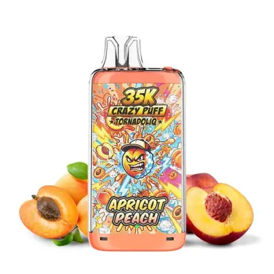 Crazy Puff 35K Tornadoliq - Apricot Peach